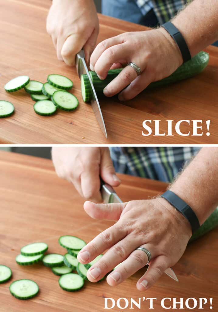 Kitchen Knife Skills Tips from Barefeet In The Kitchen
