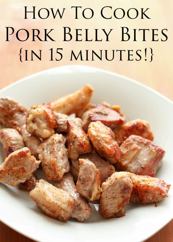 Recipes for how to cook crackling pork belly in the oven and for pan-fried pork belly in just 15 minutes!