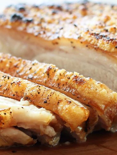 how to cook crackling pork belly