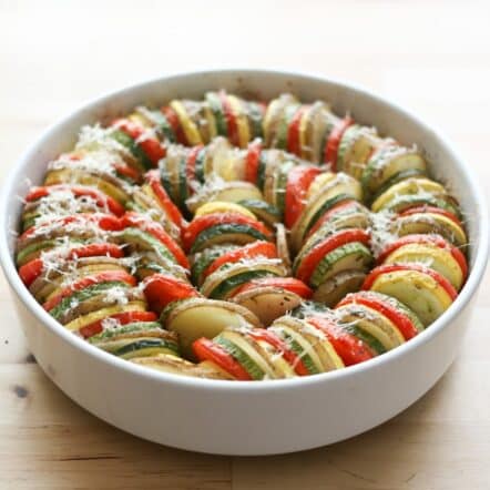 Vegetable Tian - Barefeet in the Kitchen