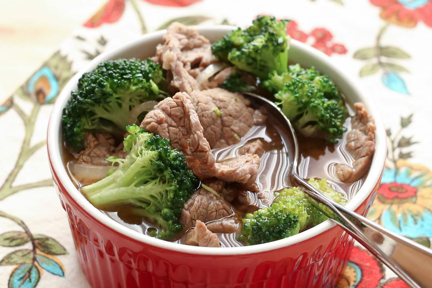 Chinese Beef and Broccoli Soup