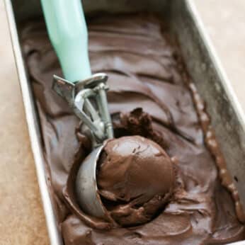 Dark Chocolate Ice Cream with Orange