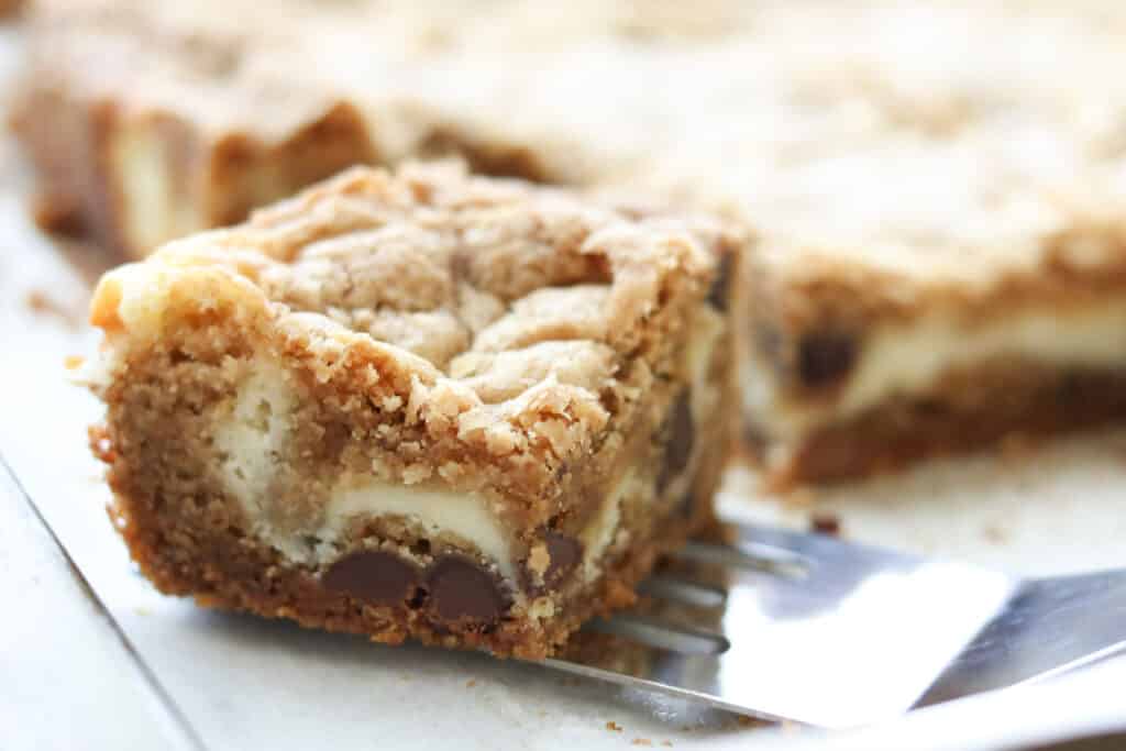 The Ultimate Cheesecake Cookie Bars {traditional and gluten free recipes} by Barefeet In The Kitchen