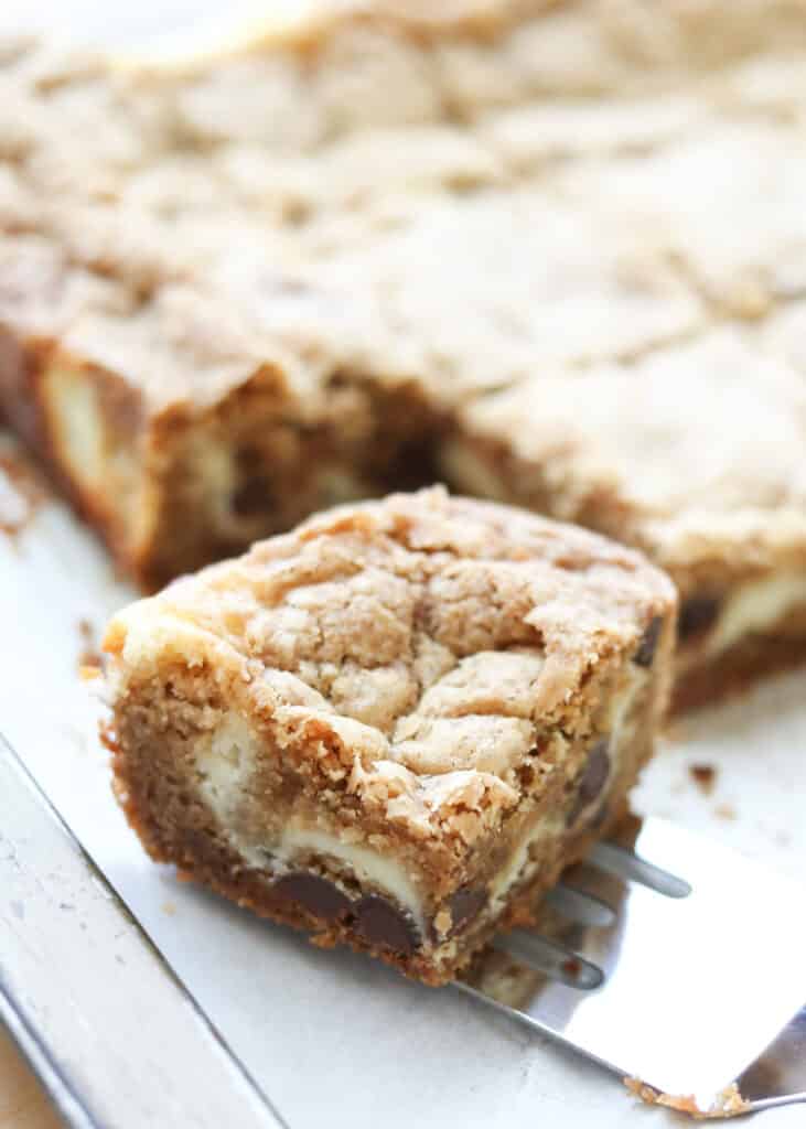 The Best Cheesecake Cookie Bars {traditional and gluten free recipes} by Barefeet In The Kitchen