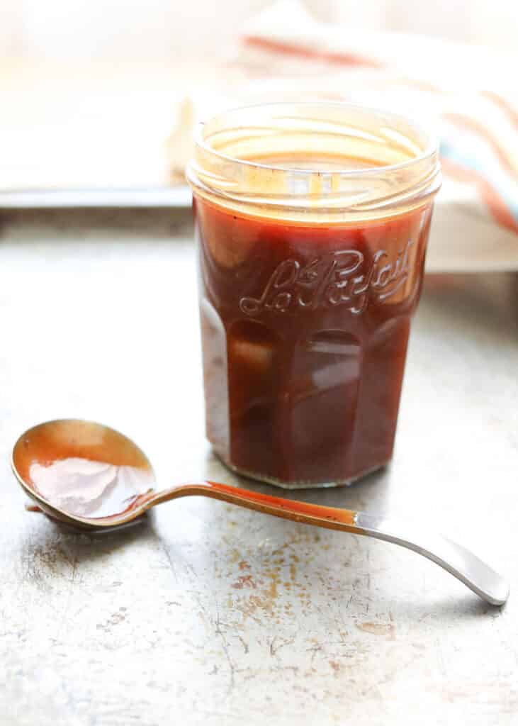 Sweet and Spicy Homemade Barbecue Sauce recipe by Barefeet In The Kitchen