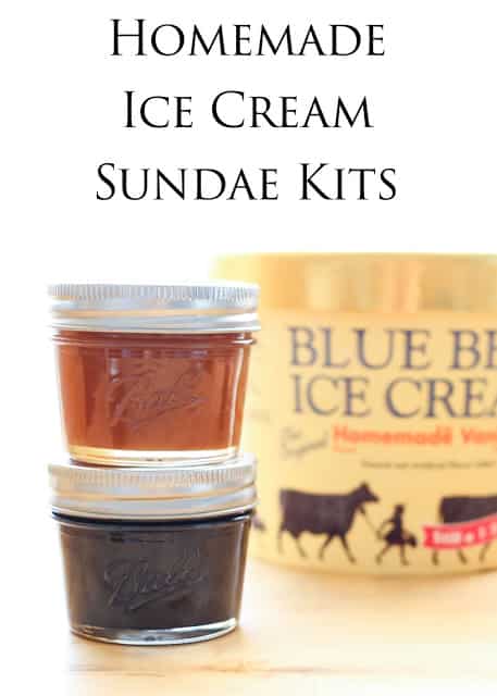 Homemade Ice Cream Sundae Kits are great holiday and hostess gifts for any occasion!