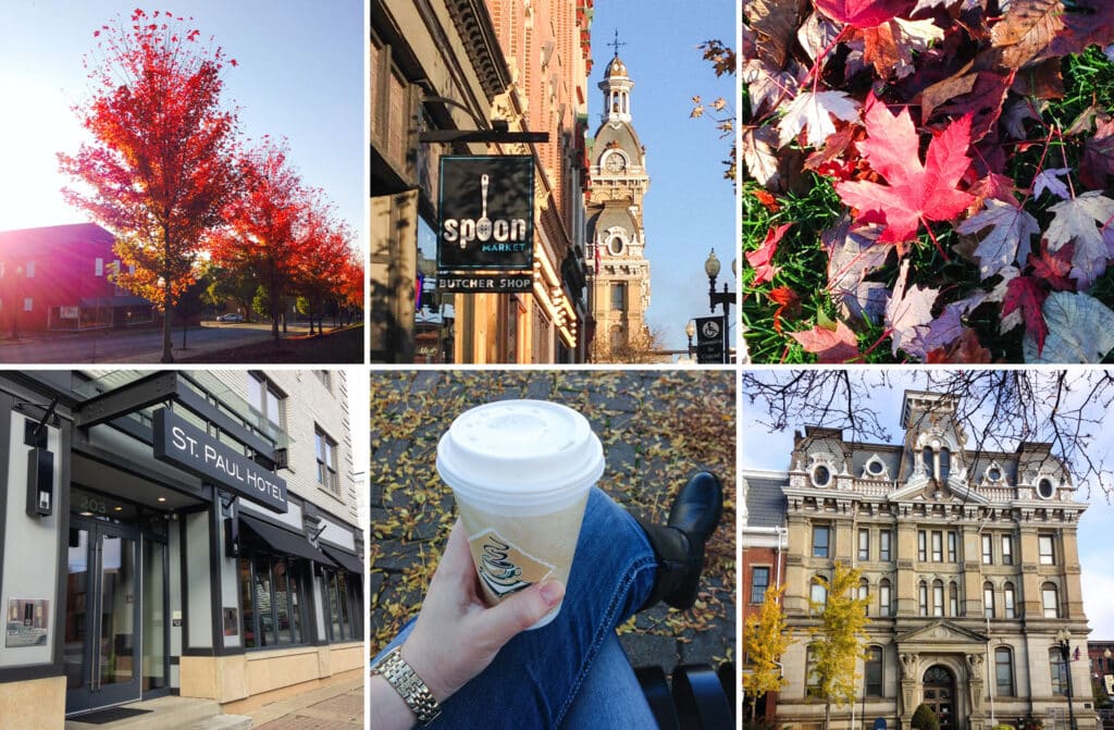 Wooster, OH in the fall - photos by Barefeet In The Kitchen
