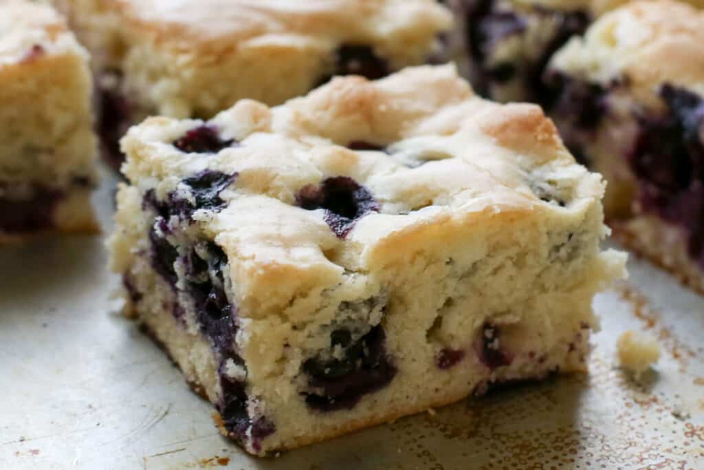 Barefeet In The Kitchen's Top 10 Recipes for 2014 - Blueberry Snack Cake