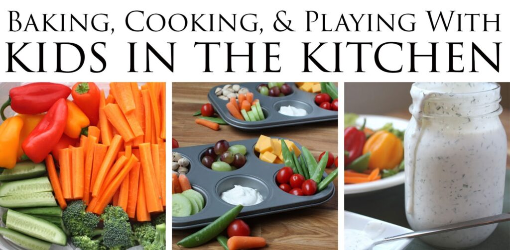 Recipes for baking, cooking, and playing with kids in the kitchen!