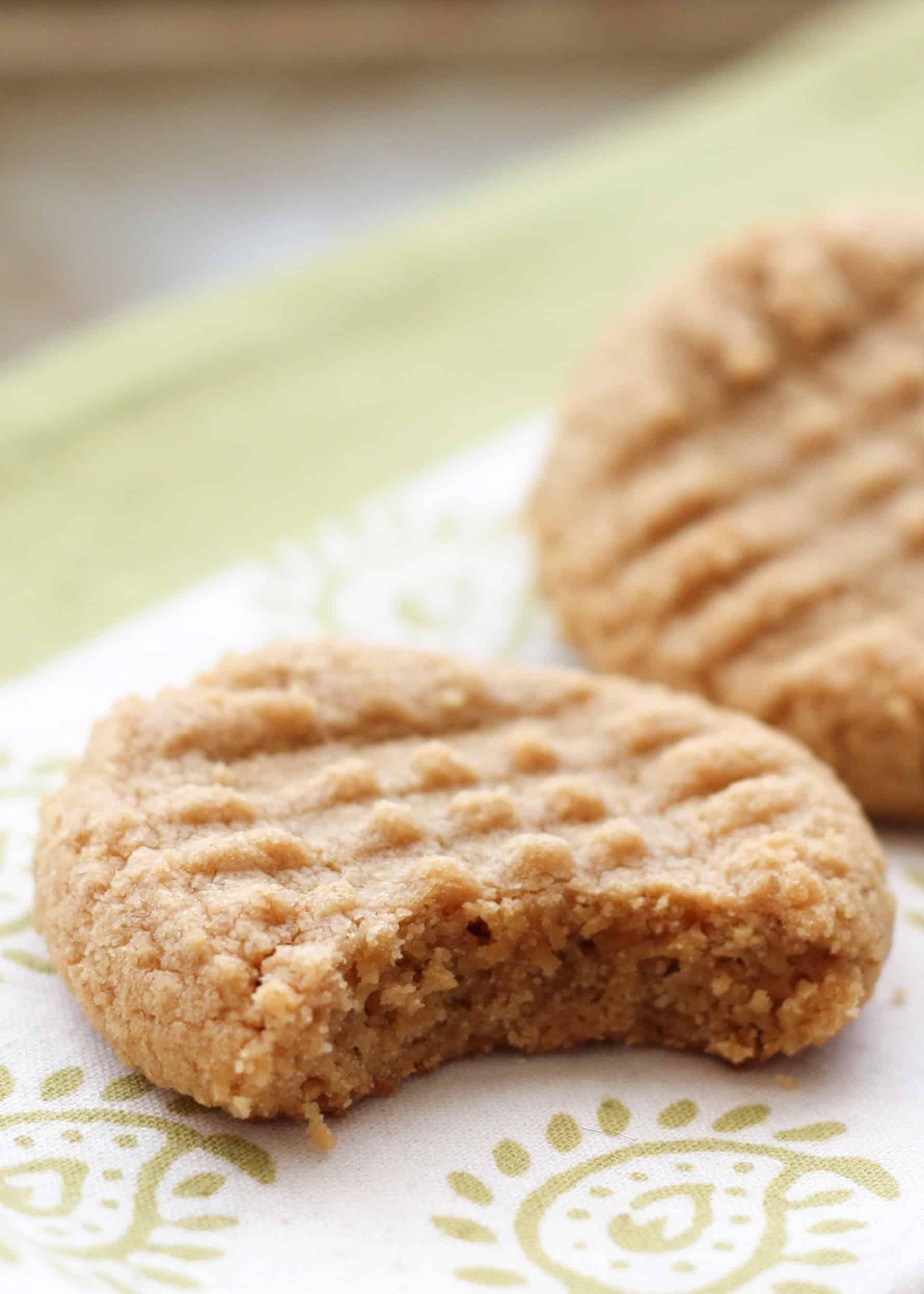 Classic 3 Ingredient Peanut Butter Cookies