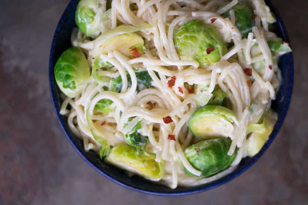 Creamy Lemon Pasta with Vegetables - easy, quick, and delicious!