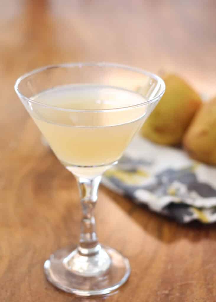 Smooth, sweet, and crisp - this Pear Martini is made with fresh pears, citrus, and St-Germain.