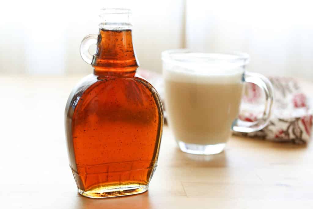 How To Make Vanilla Coffee Syrup - free of preservatives and artificial flavors, for a fraction of the store-bought price!