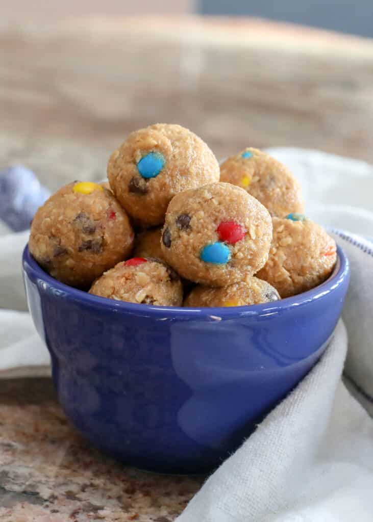 Bite Size Cookie Dough is a fantastic sweet snack!