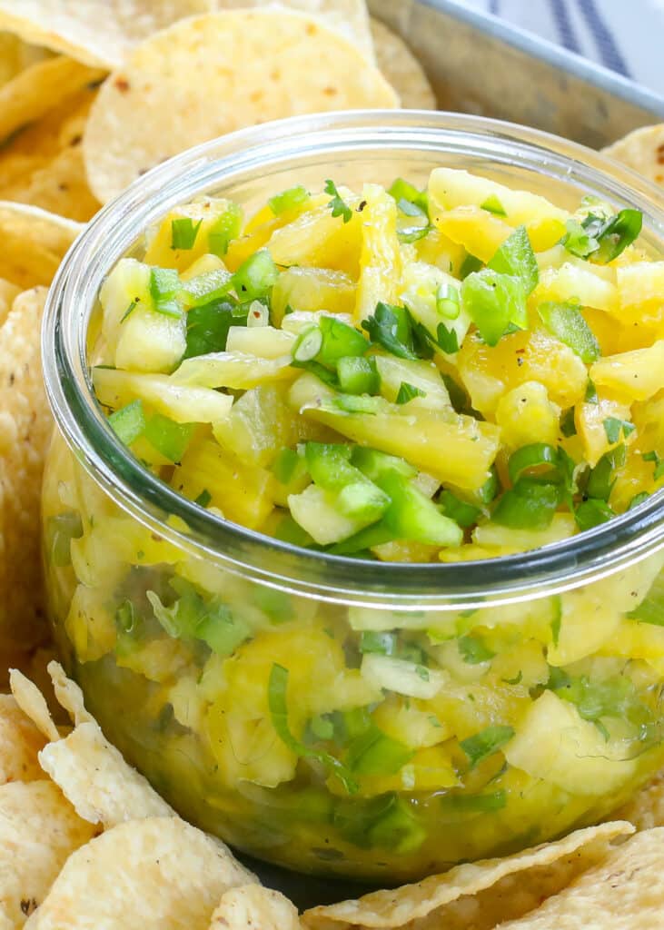 Pineapple Salsa is a fresh twist on snacking - you're going to love it.