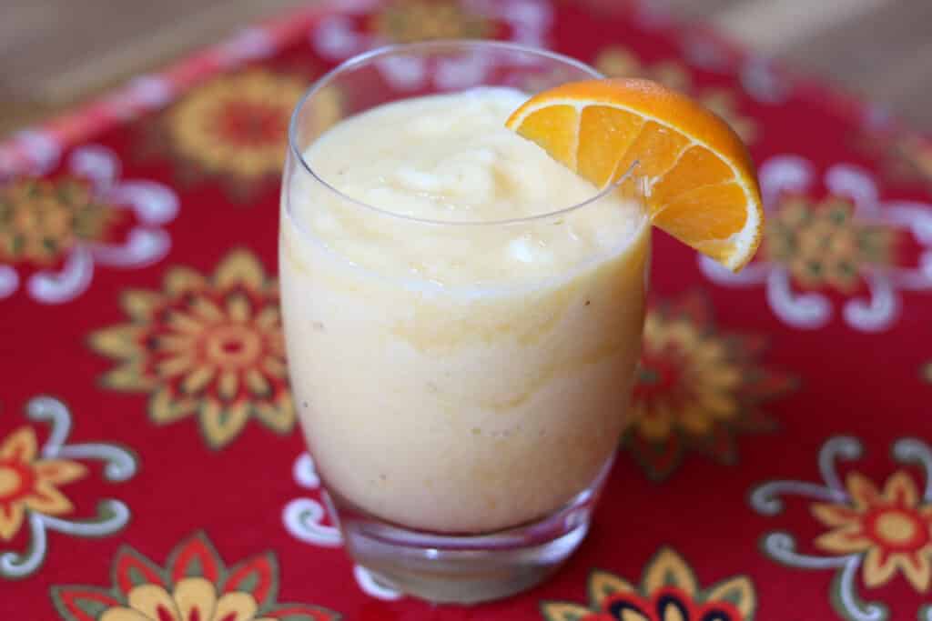 Pineapple Orange Banana Smoothie | get the recipe at barefeetinthekitchen.com
