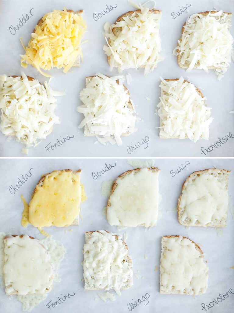{Step-byStep} Guide To Making Perfect Grilled Cheese, which cheese melts better? - by barefeetinthekitchen.com