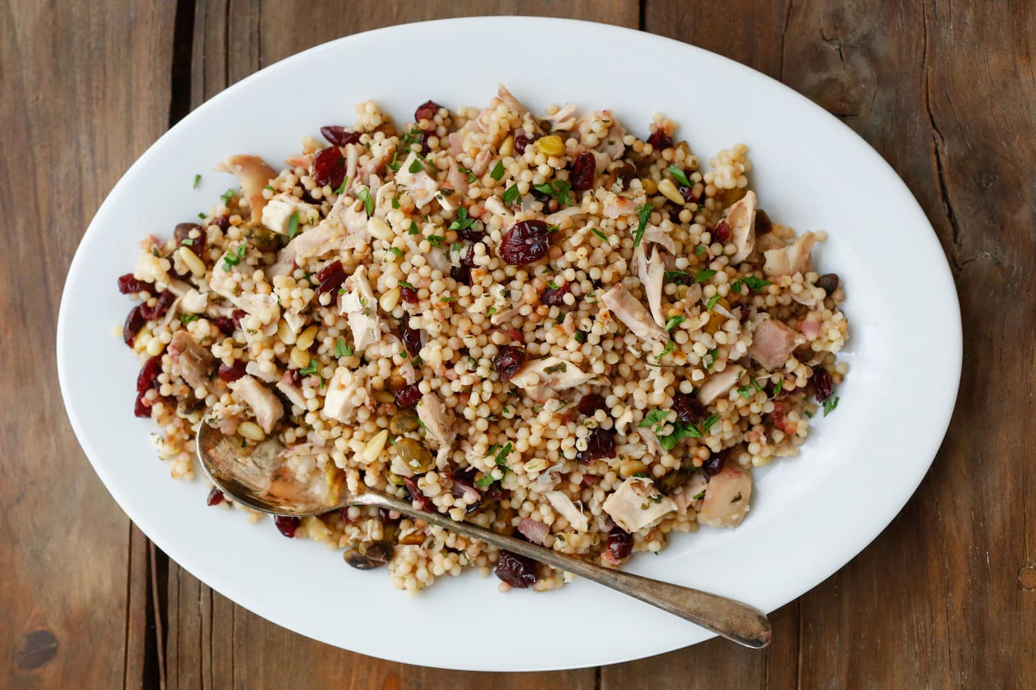 Lemon Couscous with Craisins and Chicken