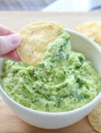 With just a few minutes effort, you can be snacking on a bowl of spicy homemade guacamole.