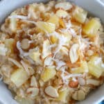 Every time I make this, I can hardly wait to dig in to this Hawaiian Oatmeal!