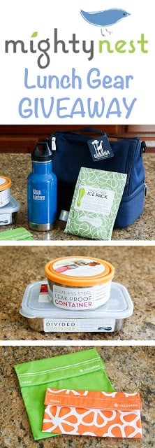 15 Kid-Friendly Lunches + $300 in Lunch Gear from MightyNest! Enter to WIN now at barefeetinthekitchen.com
