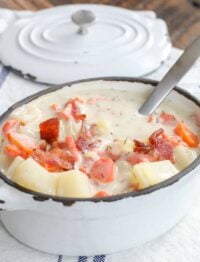 Smoked Salmon Chowder is a rich and creamy hearty winter meal.