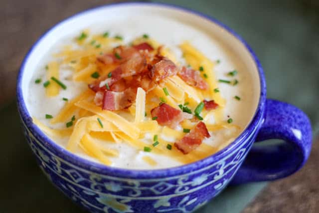 Baked Potato Soup {On the Stove or In the CrockPot