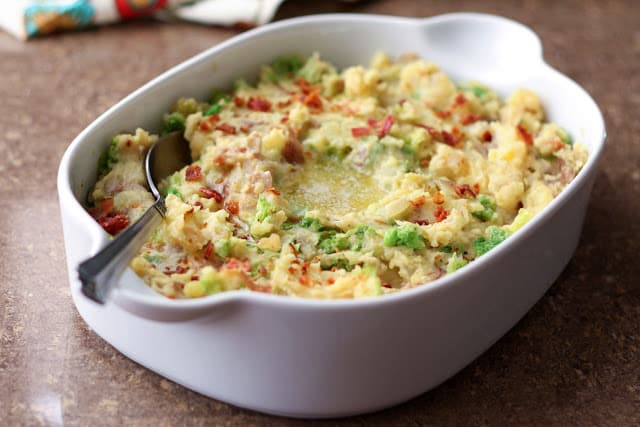 Irish Colcannon ~ Potatoes with Bacon and Cabbage