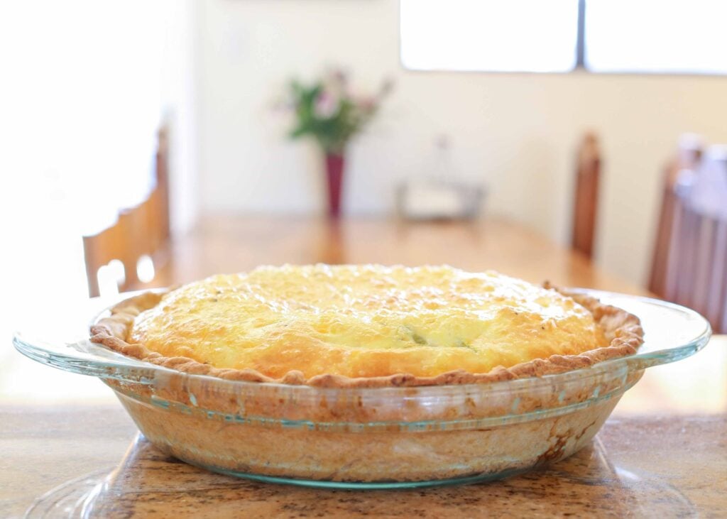 Quiche is the ultimate make-ahead meal. Serve it hot or cold.