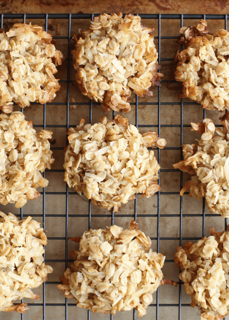 Coconut Lover's Oatmeal Cookies recipe by Barefeet In The Kitchen