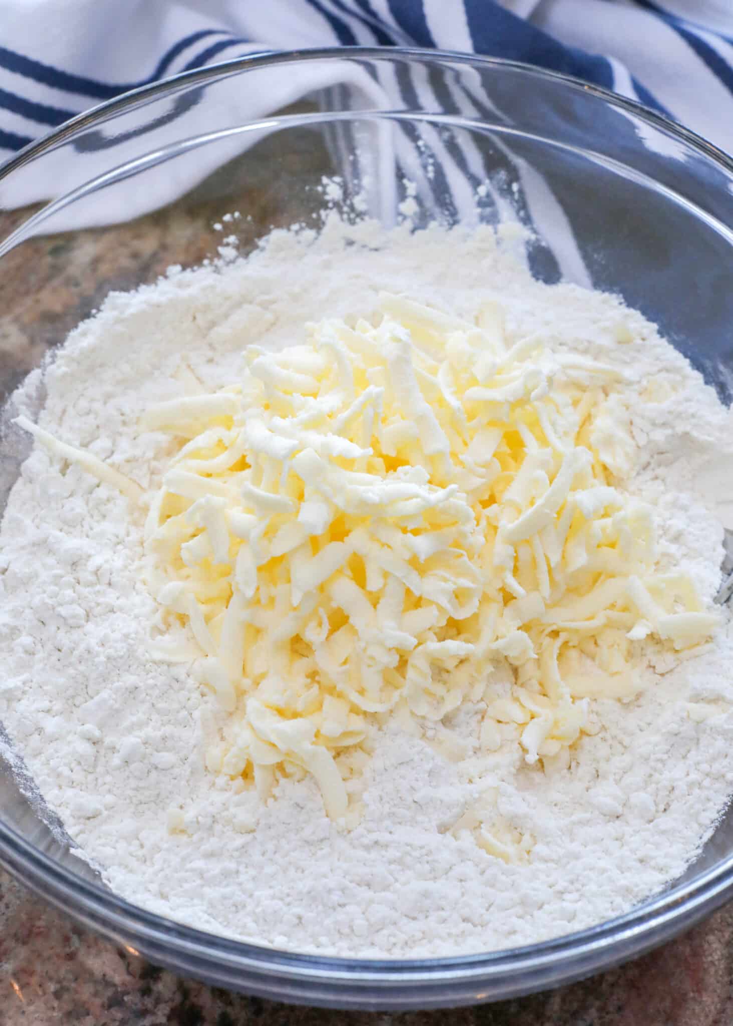 Grate your butter for easy biscuit making!