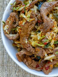 Mongolian Beef Noodle Bowls are tastier than take-out and you're sure to love them!