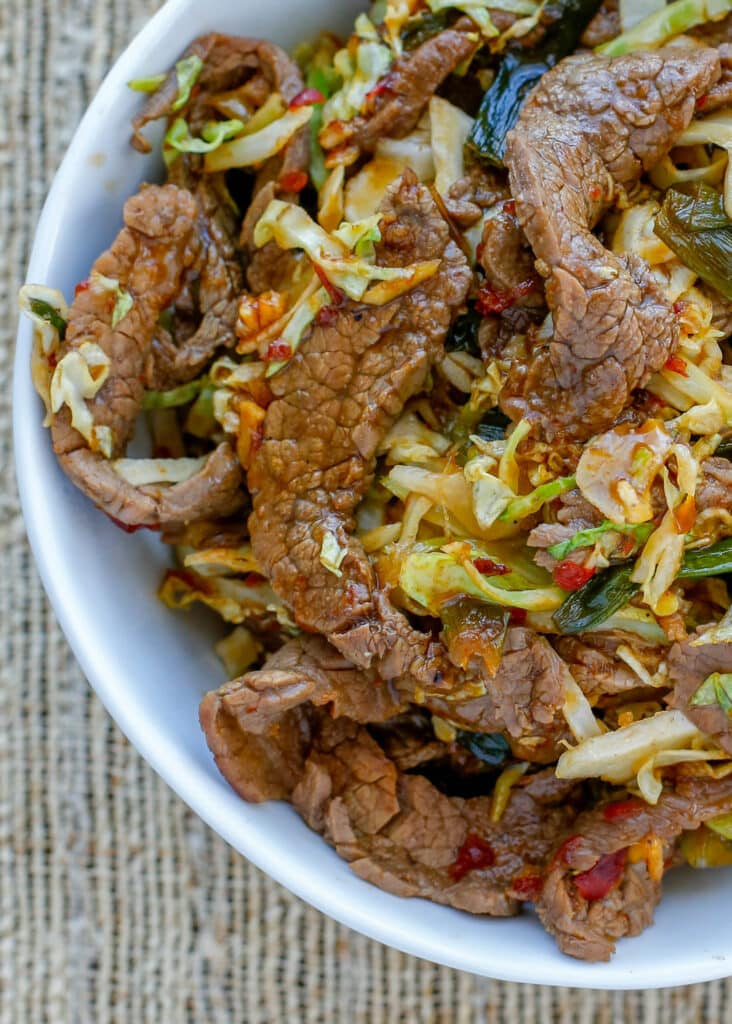 Mongolian Beef Noodle Bowls are tastier than take-out and you're sure to love them! 