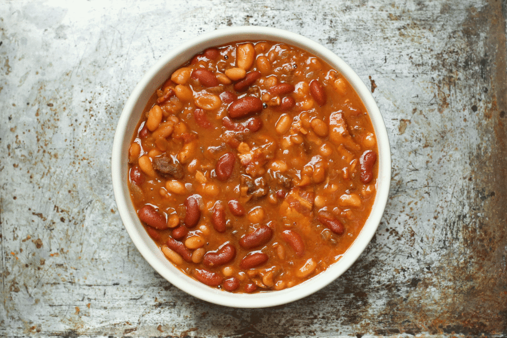 The Best Crock-Pot Baked Beans recipe by Barefeet In The Kitchen