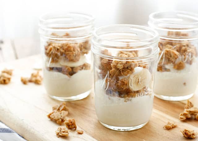 Chewy, peanut filled, lightly sweetened granola is a hearty way to top your yogurt, sprinkle over cereal, or simply snack on a handful when you're hungry for an afternoon snack. Get the recipe at barefeetinthekitchen.com