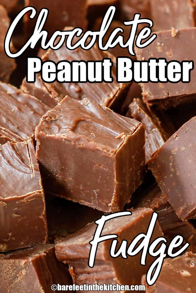 Chocolate PB Fudge - easy recipe that everyone loves!