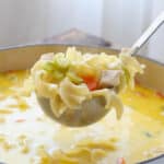 The whole family loves this Creamy Turkey Noodle Soup