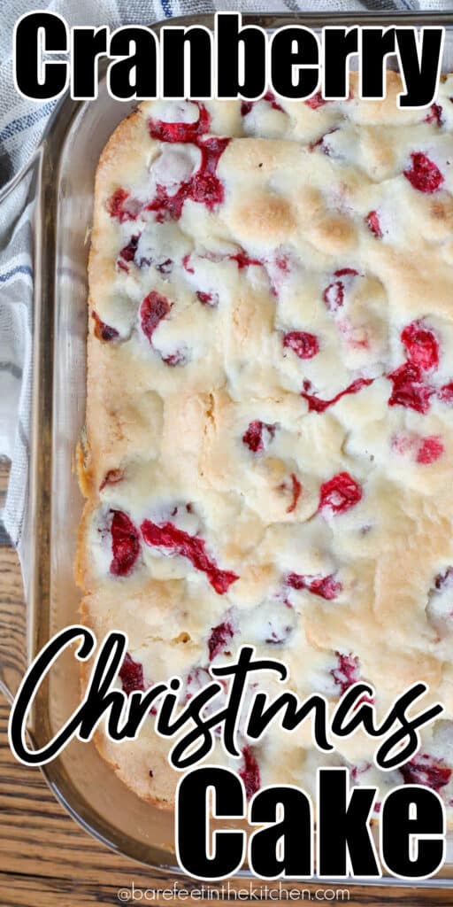 Cranberry Cake is a holiday favorite!