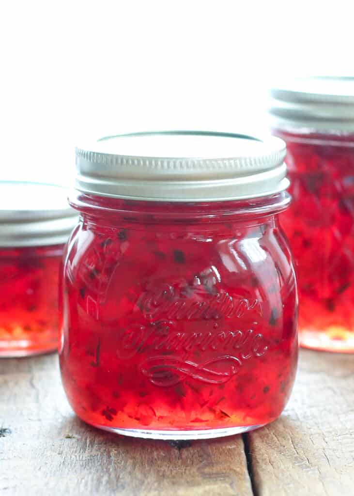 Cranberry pepper jam is my favorite food to give as a gift!