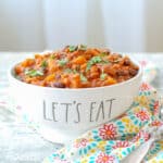 Chorizo Lentil Stew with Butternut Squash - get the recipe at barefeetinthekitchen.com