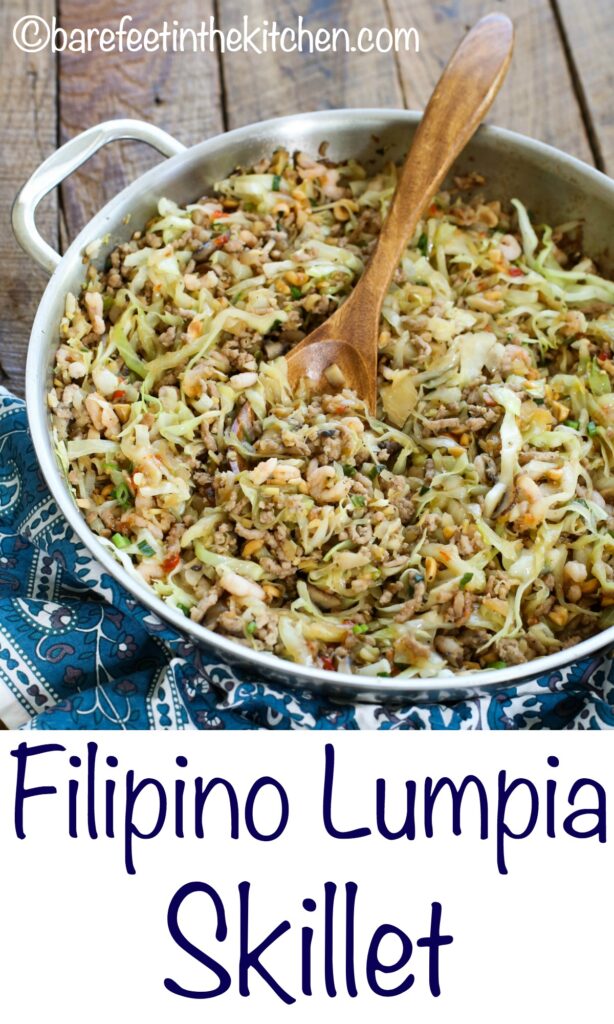 This Filipino Lumpia Skillet is a HUGE hit with everyone who has ever tasted lumpia!
