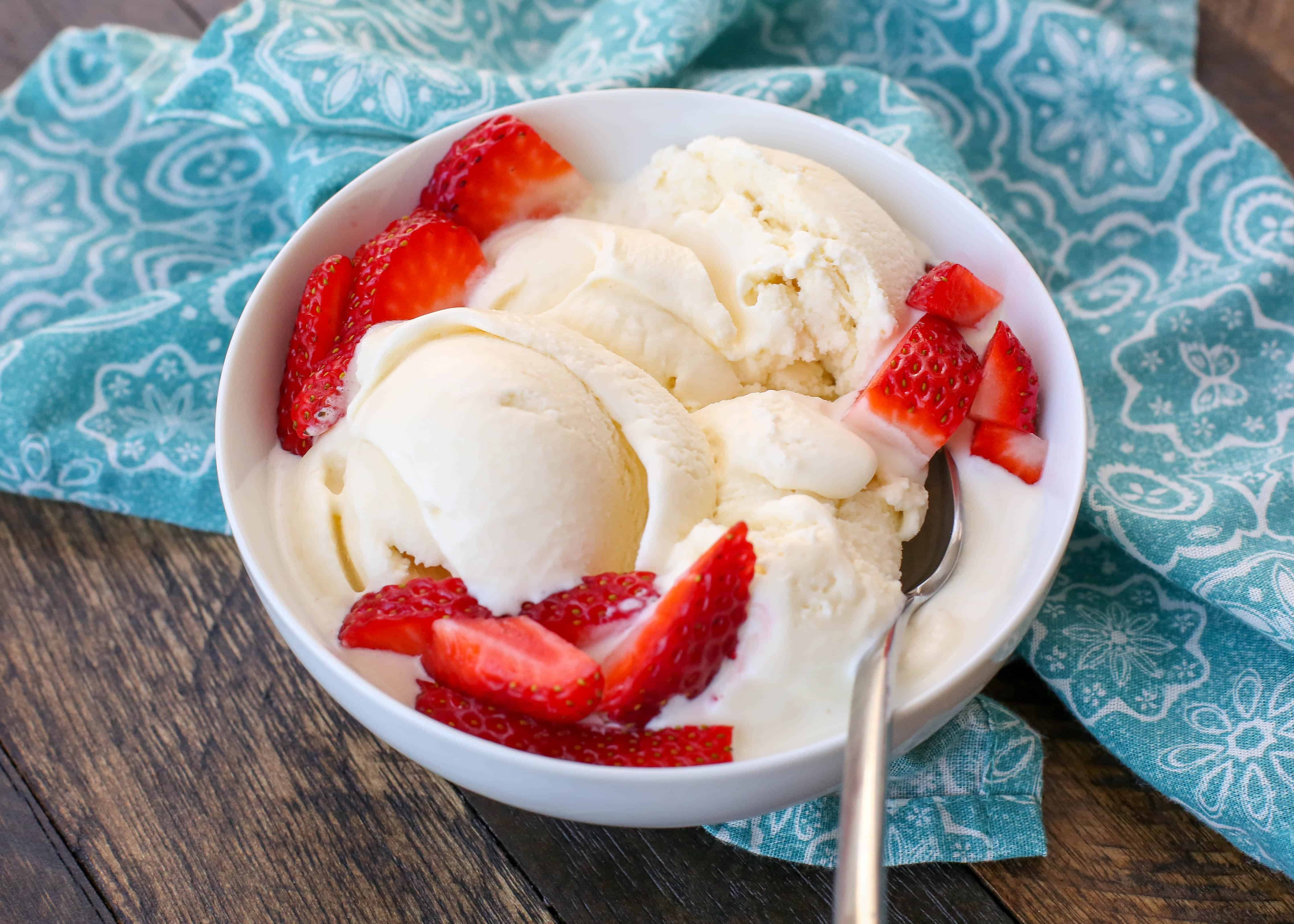 The Best (and Easiest) Ice Cream You'll Ever Make - Barefeet in the Kitchen