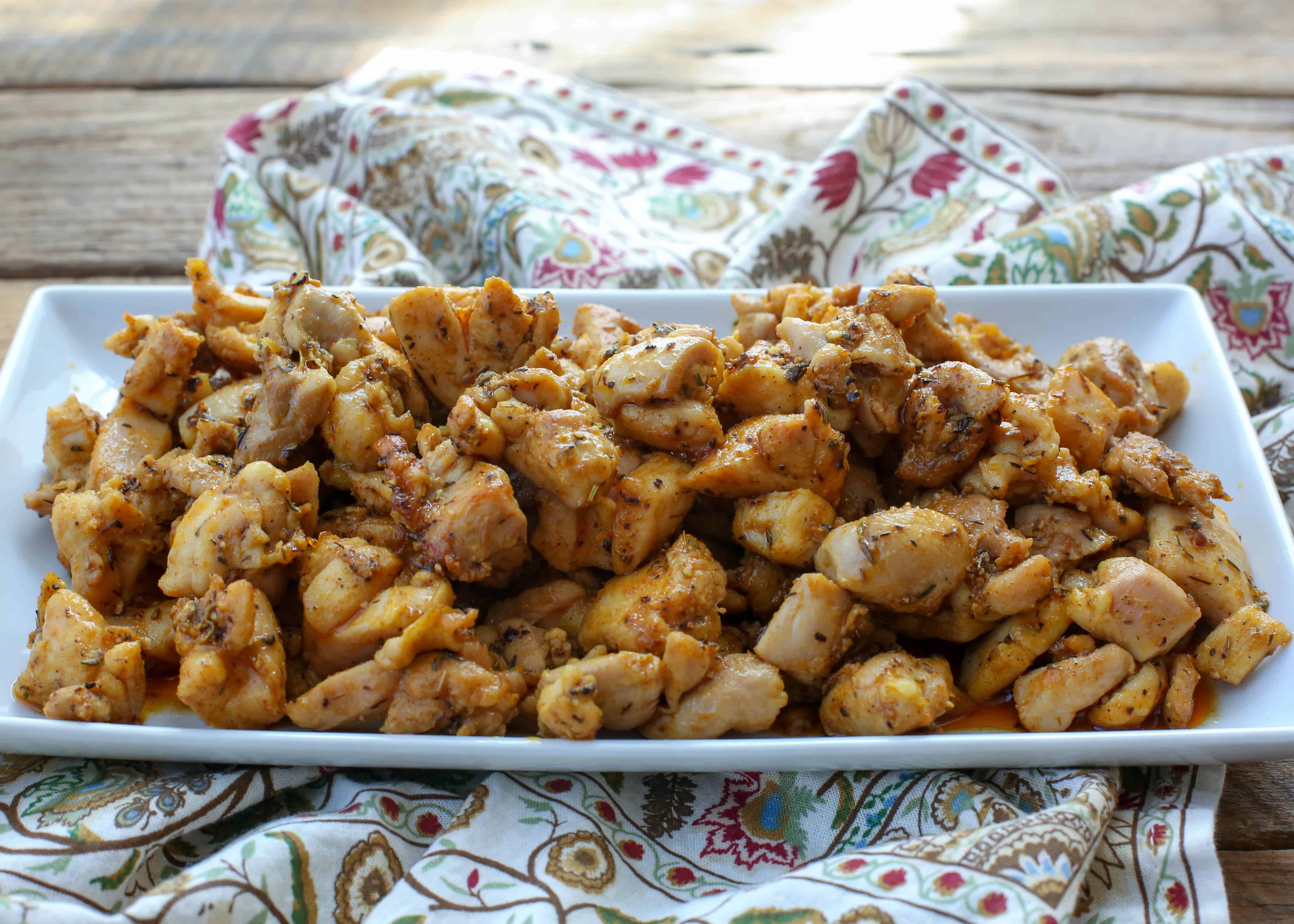 Indian Chicken Bites - Barefeet in the Kitchen