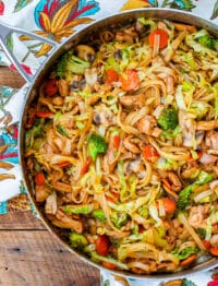 Best Ever Stir Fry Noodles with Chicken and Vegetables