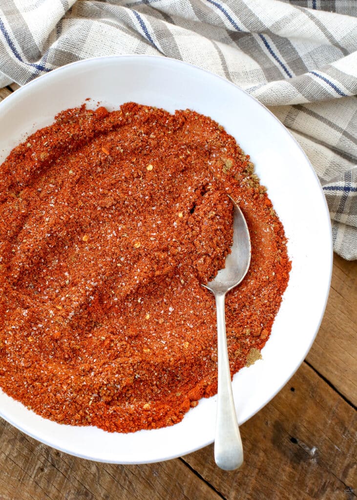Homemade Taco Seasoning is easy to make and it tastes so much better than store-bought! get the recipe at barefeetinthekitchen.com