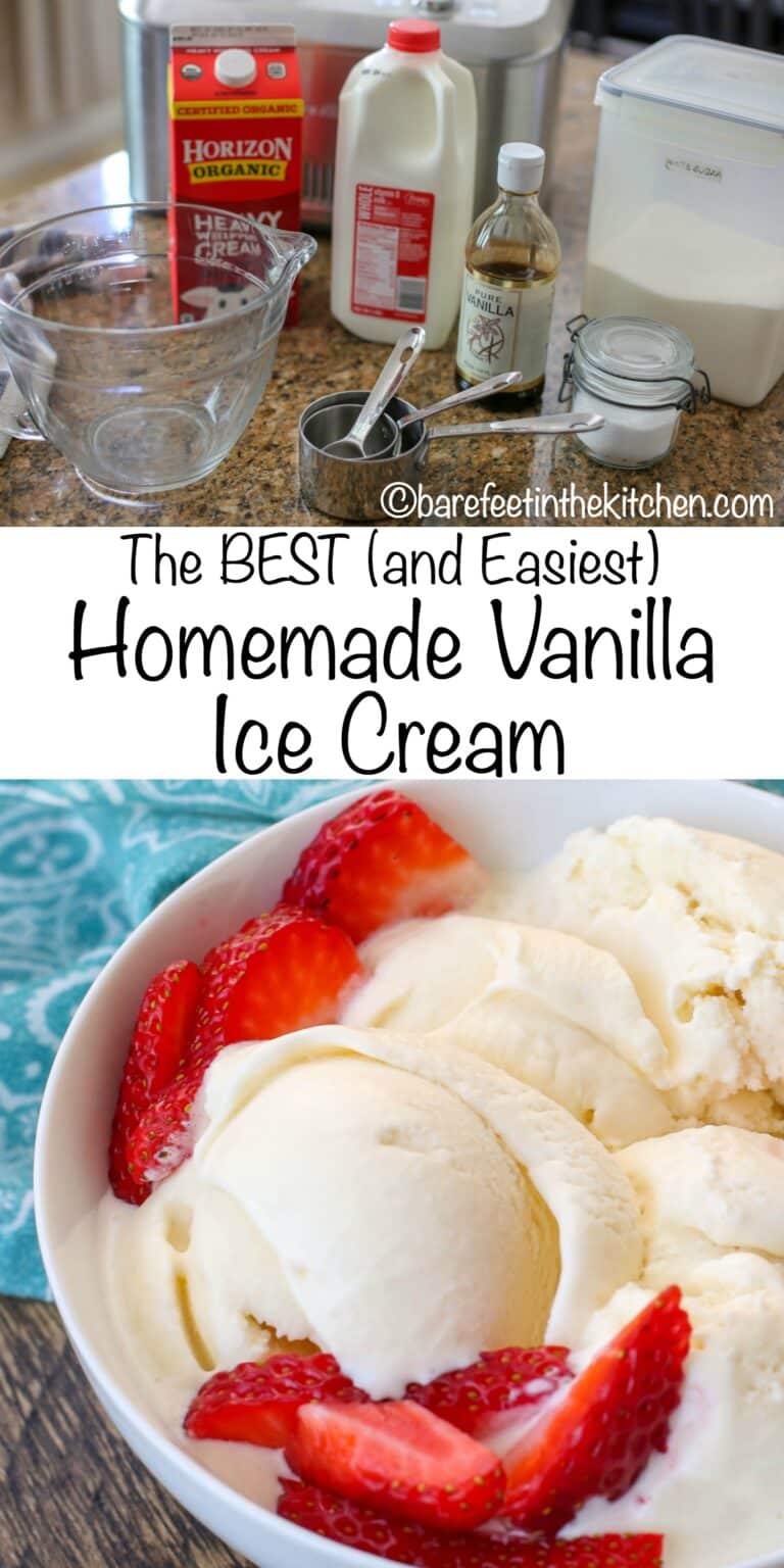 The Best (and Easiest) Ice Cream You'll Ever Make - Barefeet in the Kitchen