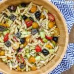 This summer pasta salad is loaded with Italian flavors - you're going to love it!