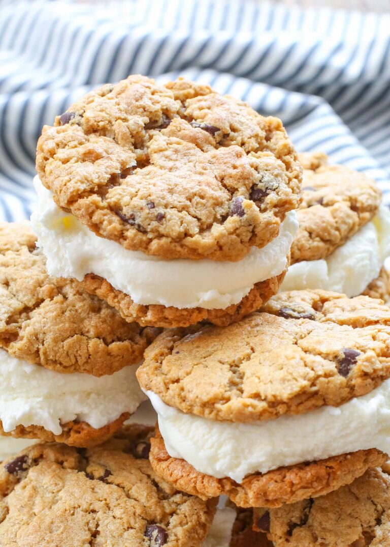 The BEST Ice Cream Cookie Sandwiches Barefeet in the Kitchen