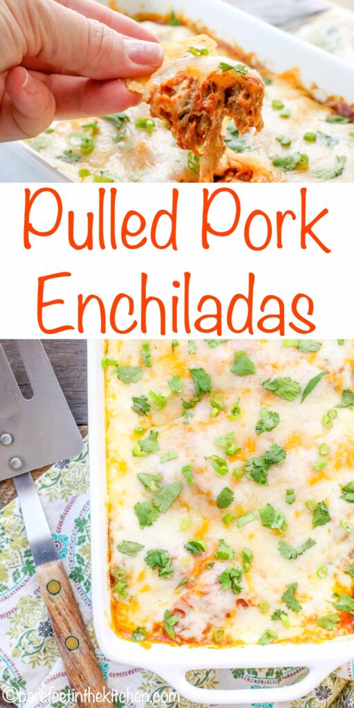 Rezept für käsige Schweinefleisch-Enchiladas
