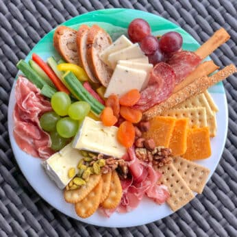 DIY Cheese plate - you might be surprise what you can find to use! see more at barefeetinthekitchen.com